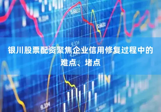 银川股票配资聚焦企业信用修复过程中的难点、堵点